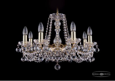 Люстра хрустальная Bohemia Ivele 1214/8/200/G/Balls Люстра хрустальная Bohemia Ivele 1214/8/200/G/Balls