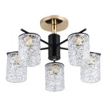 Люстра классическая Экономсвет 12158/5FG+BK CL