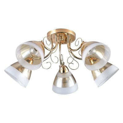 Люстра классическая Экономсвет 12161/5FG WT+GD