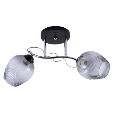 Люстра эконом 12168/2MBK+CR SM ЭкономСвет