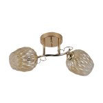 Люстра эконом 12169/2FGD AMB ЭкономСвет