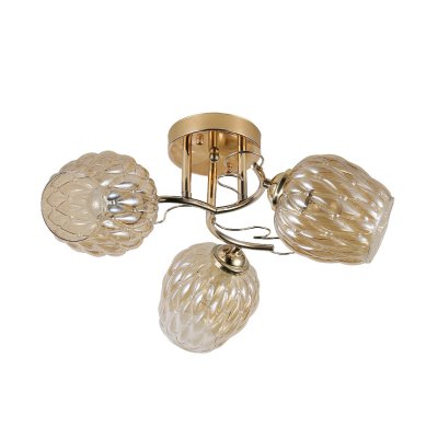 Люстра эконом 12169/3FGD AMB ЭкономСвет