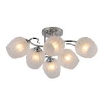 Люстра эконом 12176/6CR WT ЭкономСвет