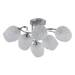 Люстра эконом 12176/6CR WT ЭкономСвет