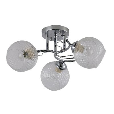 Люстра эконом 12177/3CR CL ЭкономСвет