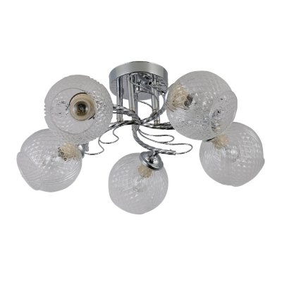 Люстра эконом 12177/5CR CL ЭкономСвет