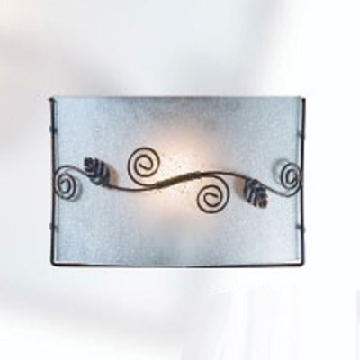 Светильник Сонекс 1218/A белый/коричневый Rizo