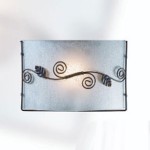 Светильник Сонекс 1218/A белый/коричневый Rizo