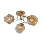 Люстра эконом 12180/3FGD AMB ЭкономСвет