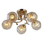 Люстра эконом 12190/5GD AMB ЭкономСвет