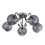 Люстра эконом 12193/5CR+PBK SM ЭкономСвет