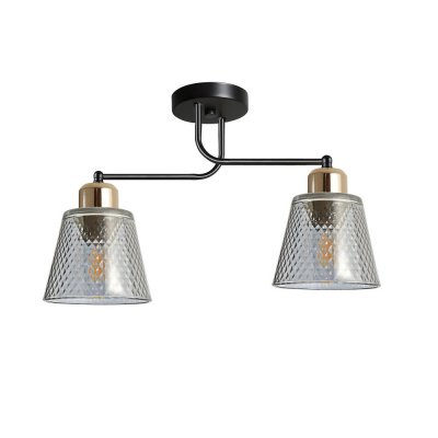 Люстра в стиле модерн 12197/2BK+GD GR ЭкономСвет Люстра в стиле модерн 12197/2BK+GD GR ЭкономСвет