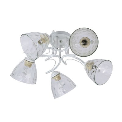 Люстра эконом 12199/5WT+SL CL ЭкономСвет