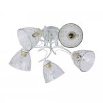 Люстра эконом 12199/5WT+SL CL ЭкономСвет