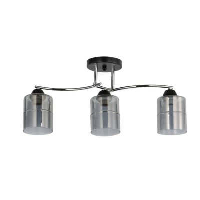 Люстра в стиле модерн 12206/3BK+CR GR ЭкономСвет