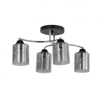 Люстра в стиле модерн 12206/4BK+CR GR Экономсвет