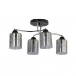 Люстра в стиле модерн 12206/4BK+CR GR Экономсвет