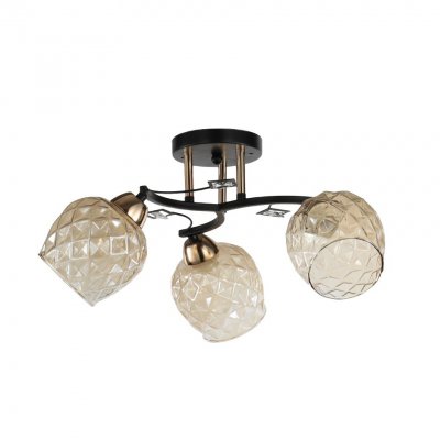 Люстра классическая 12213/3BK+FGD AMB Экономсвет