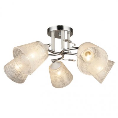 Люстра эконом 12215/5CR+WT WCL ЭкономСвет Люстра эконом 12215/5CR+WT WCL ЭкономСвет