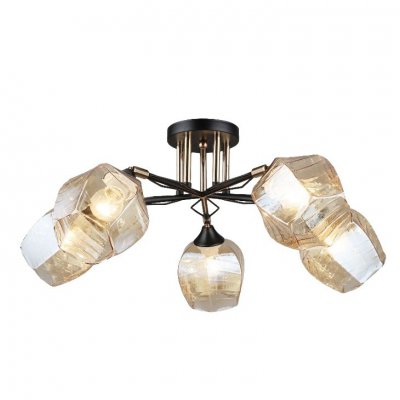 Люстра эконом 12216/5BK+FGD BR ЭкономСвет Люстра эконом 12216/5BK+FGD BR ЭкономСвет