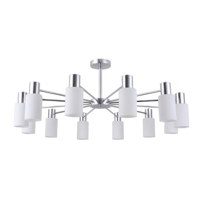 Люстра в стиле модерн 12220/12CR WT ЭкономСвет