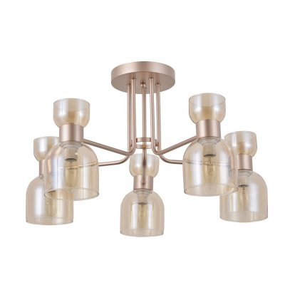 Люстра в стиле модерн 12221/5CPGD AMB ЭкономСвет Люстра в стиле модерн 12221/5CPGD AMB ЭкономСвет