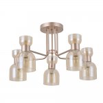 Люстра в стиле модерн 12221/5CPGD AMB ЭкономСвет