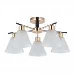 Люстра классическая 12223/5FGD+BK WT Экономсвет