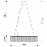 Подвесной светильник Divinare 1223/02 SP-8 NOVA