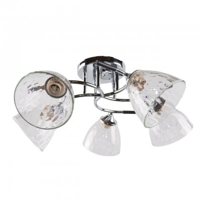 Люстра классическая 12236/5CR+BK CL ЭкономСвет Люстра классическая 12236/5CR+BK CL ЭкономСвет