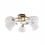 Люстра классическая 12238/5FGD+BK WT ЭкономСвет