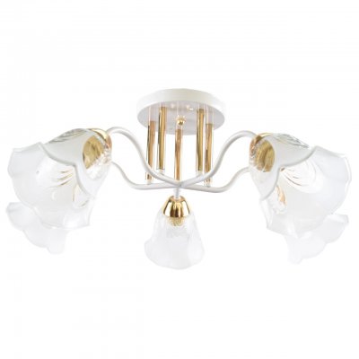 Люстра классическая 12241/5WT+FGD CL ЭкономСвет Люстра классическая 12241/5WT+FGD CL ЭкономСвет