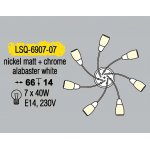 Люстра Lussole LSQ-6907-07 CEVEDALE