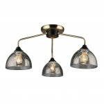Люстра в стиле модерн 12254/3AB+BK GR ЭкономСвет