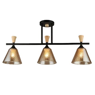 Люстра в стиле модерн 12256/3BK+WD BR ЭкономСвет Люстра в стиле модерн 12256/3BK+WD BR ЭкономСвет