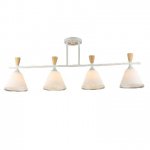 Люстра в стиле модерн 12256/4WT+WD WT ЭкономСвет