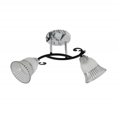 Люстра классическая 12259/2MR+CR+BK WT+CL Экономсвет