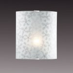 Светильник бра Сонекс 1226/M никель/белый SANTA