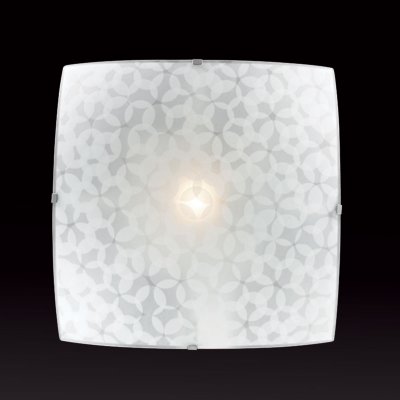 Потолочный светильник Сонекс 1226 никель/белый SANTA