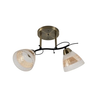 Люстра классическая 12260/2AB+BK WT+TEA Экономсвет