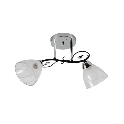 Люстра классическая 12261/2CR+BK WT+CL Экономсвет