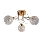 Люстра классическая 12266/3FGD+WT WT+GD Экономсвет