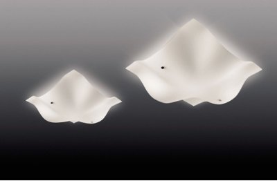 Светильник Foscarini MANTA малый белый светильник(leuchtstof R7s)