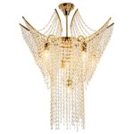 Люстра с хрусталем Экономсвет 12308A/7FGD WT