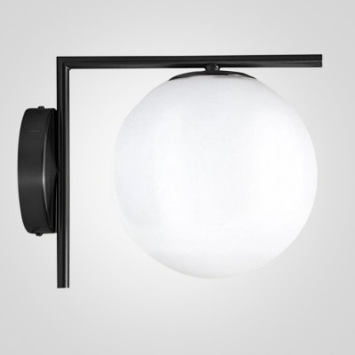 Бра IC Lighting Flos white ball IC C/W Black ImperiumLoft 123230-22