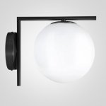 Бра IC Lighting Flos white ball IC C/W Black ImperiumLoft 123230-22