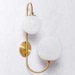 Бра Gooseneck Pelle wall Lamp ImperiumLoft 123236-22