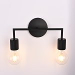 Бра RH Utilitaire Double Sconce Black ImperiumLoft 123263-22