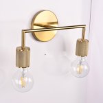 Бра RH Utilitaire Double Sconce Brass ImperiumLoft 123264-22