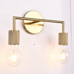 Бра RH Utilitaire Double Sconce Brass ImperiumLoft 123264-22